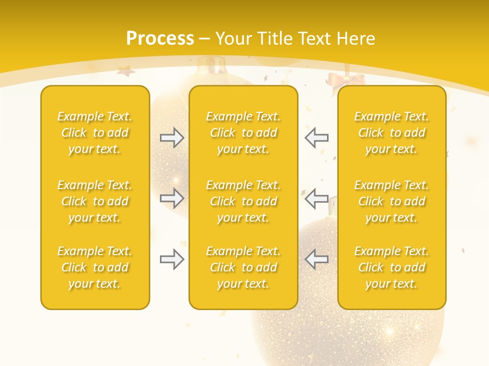 Ribbon Clipart Twisting PowerPoint Template
