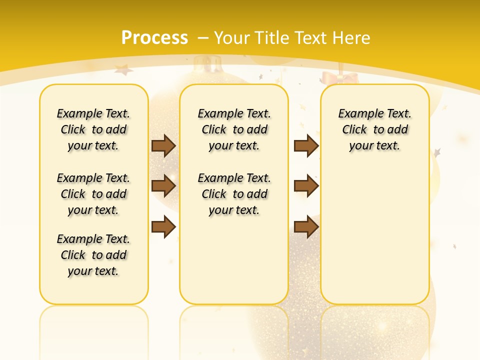 Ribbon Clipart Twisting PowerPoint Template