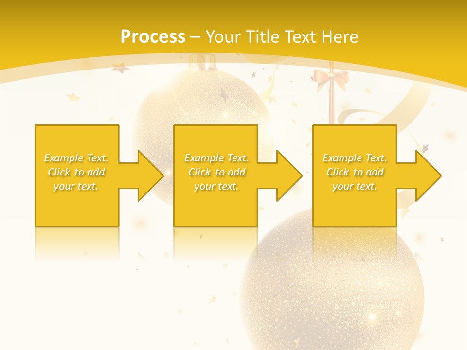 Ribbon Clipart Twisting PowerPoint Template
