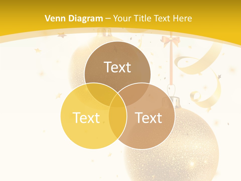 Ribbon Clipart Twisting PowerPoint Template