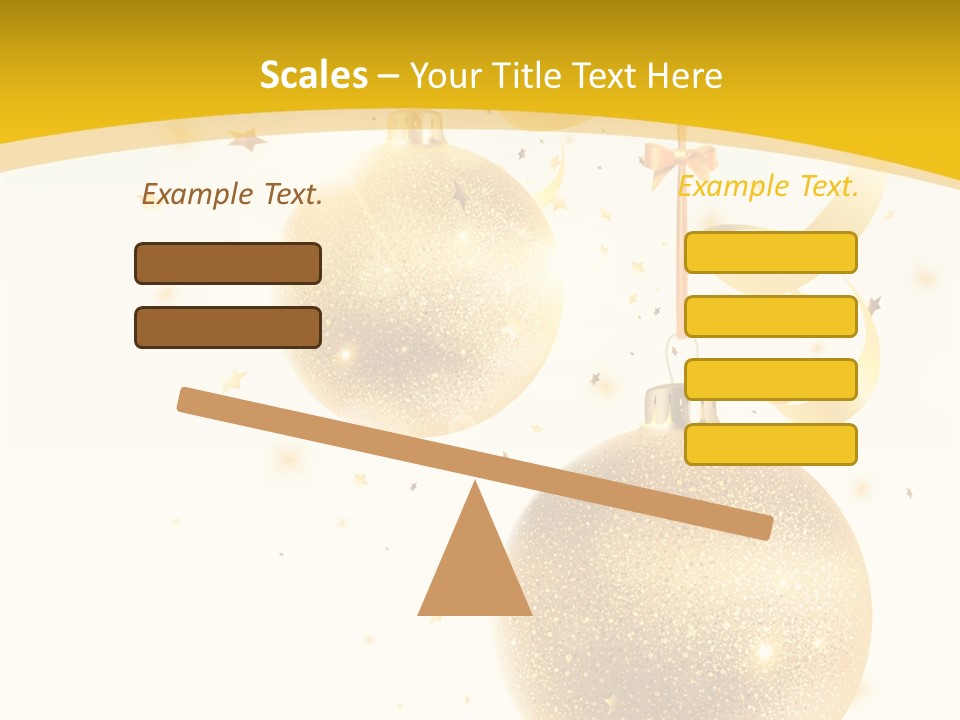 Ribbon Clipart Twisting PowerPoint Template
