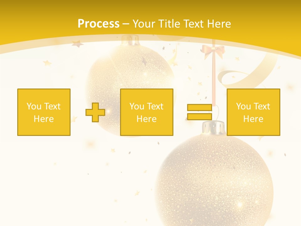 Ribbon Clipart Twisting PowerPoint Template