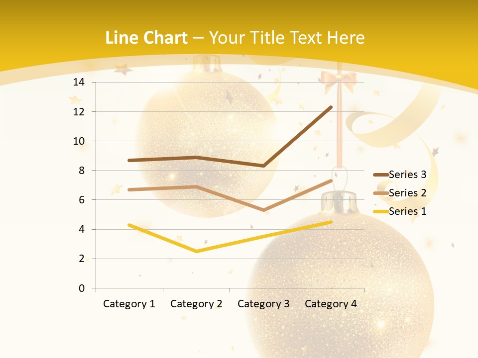 Ribbon Clipart Twisting PowerPoint Template