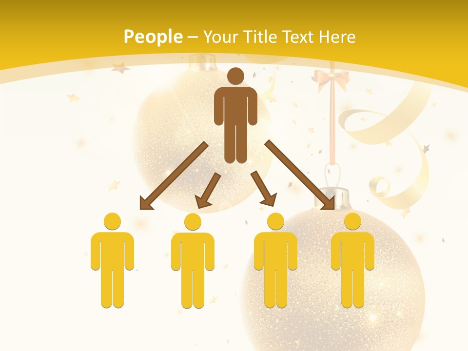 Ribbon Clipart Twisting PowerPoint Template