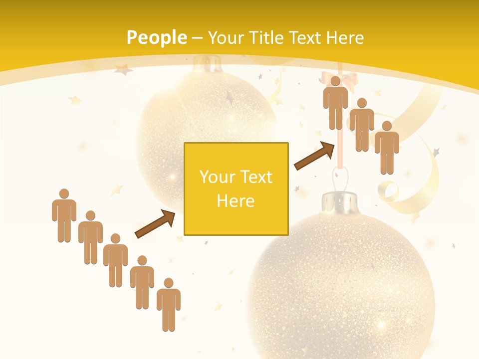 Ribbon Clipart Twisting PowerPoint Template