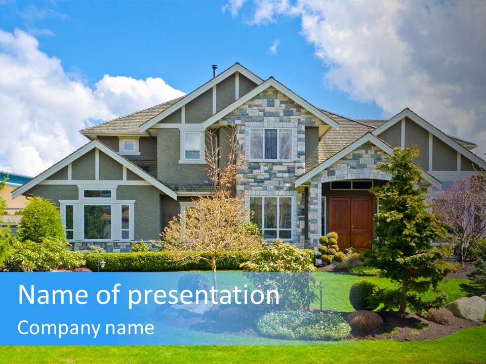 House Ohio Housing PowerPoint Template