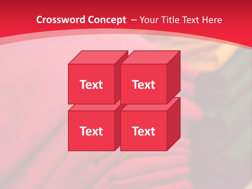 Material Merchandise Red PowerPoint Template