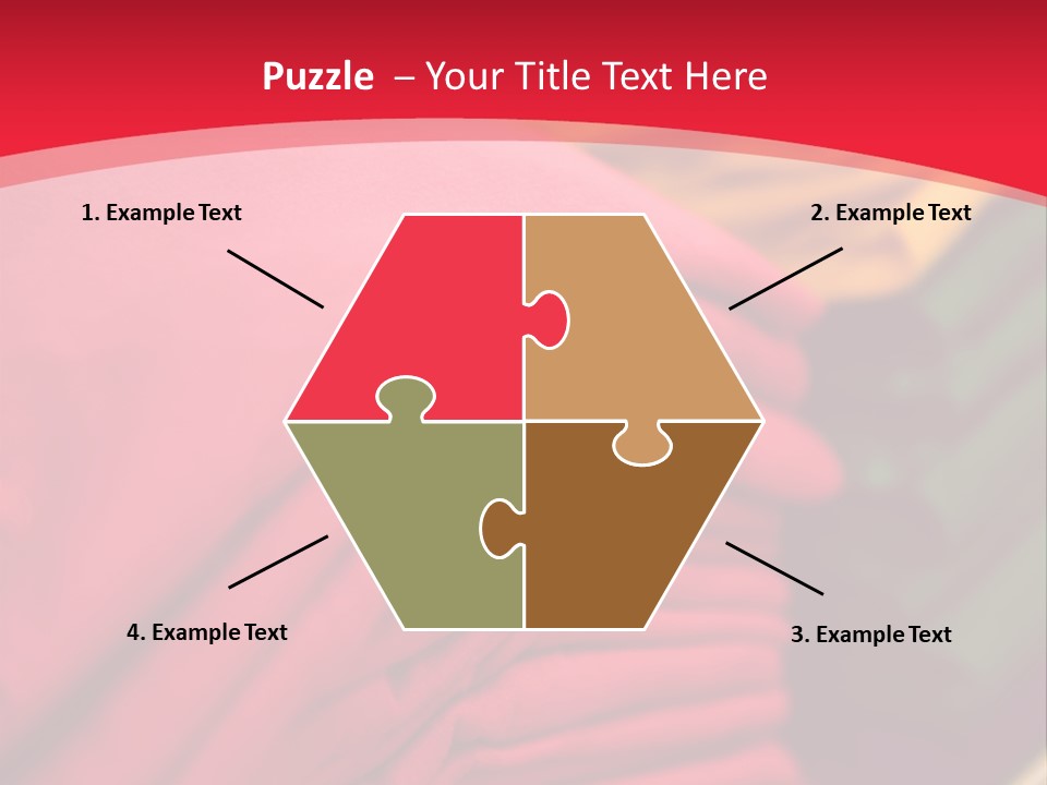 Material Merchandise Red PowerPoint Template