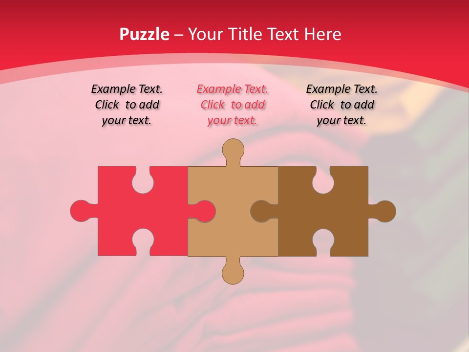 Material Merchandise Red PowerPoint Template