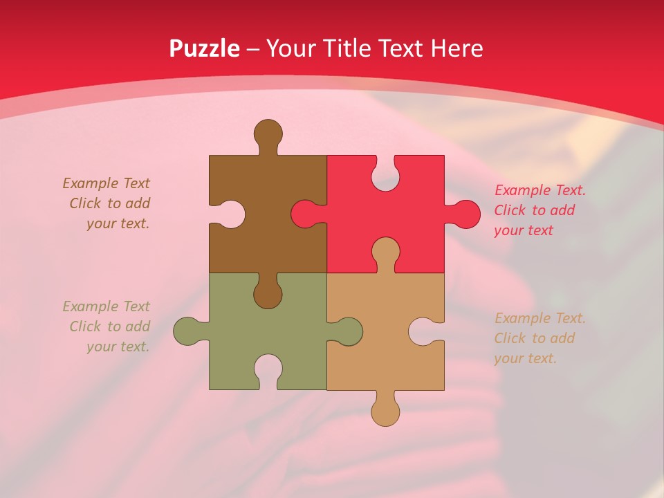 Material Merchandise Red PowerPoint Template