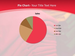 Material Merchandise Red PowerPoint Template