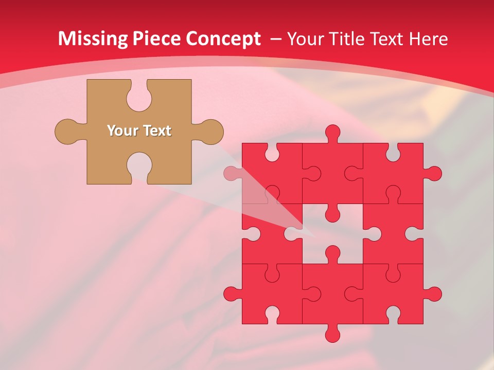 Material Merchandise Red PowerPoint Template