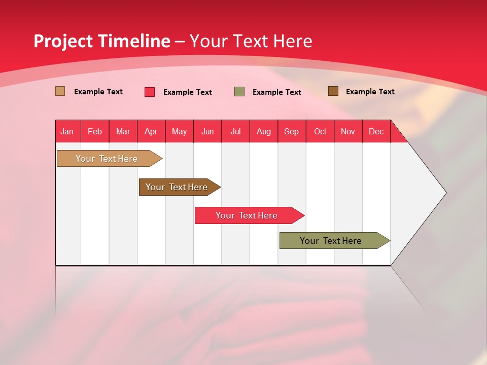 Material Merchandise Red PowerPoint Template