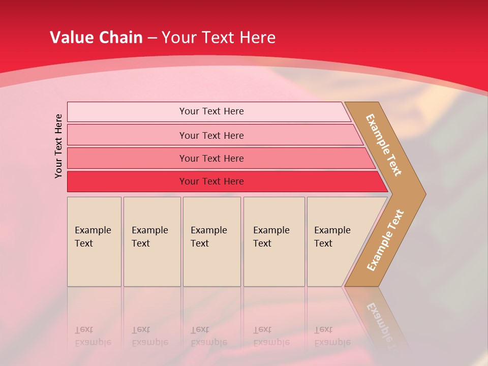 Material Merchandise Red PowerPoint Template