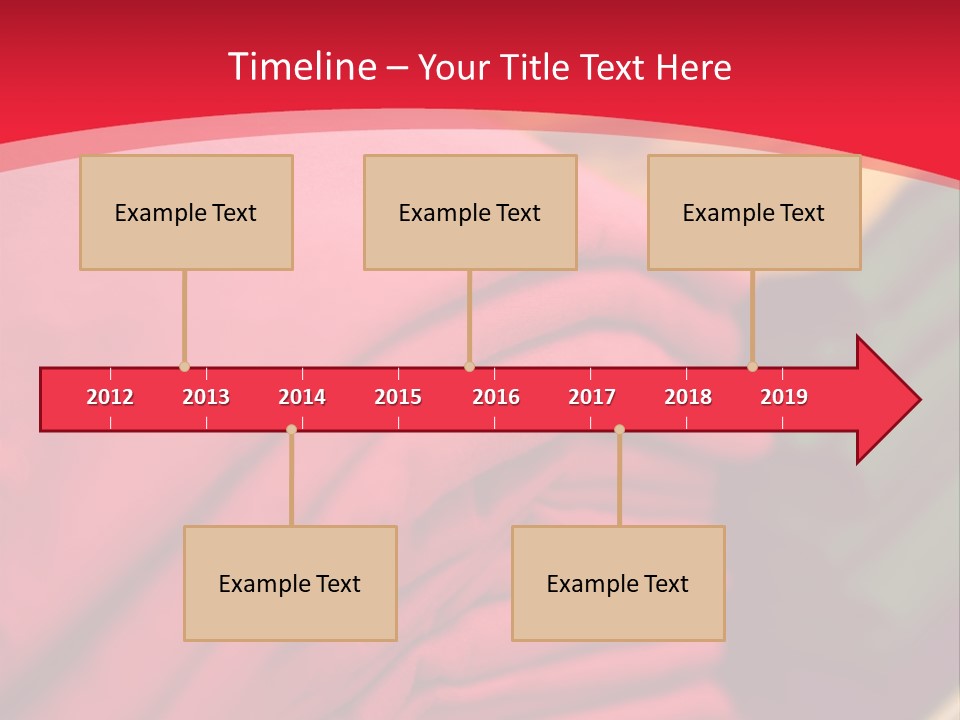 Material Merchandise Red PowerPoint Template