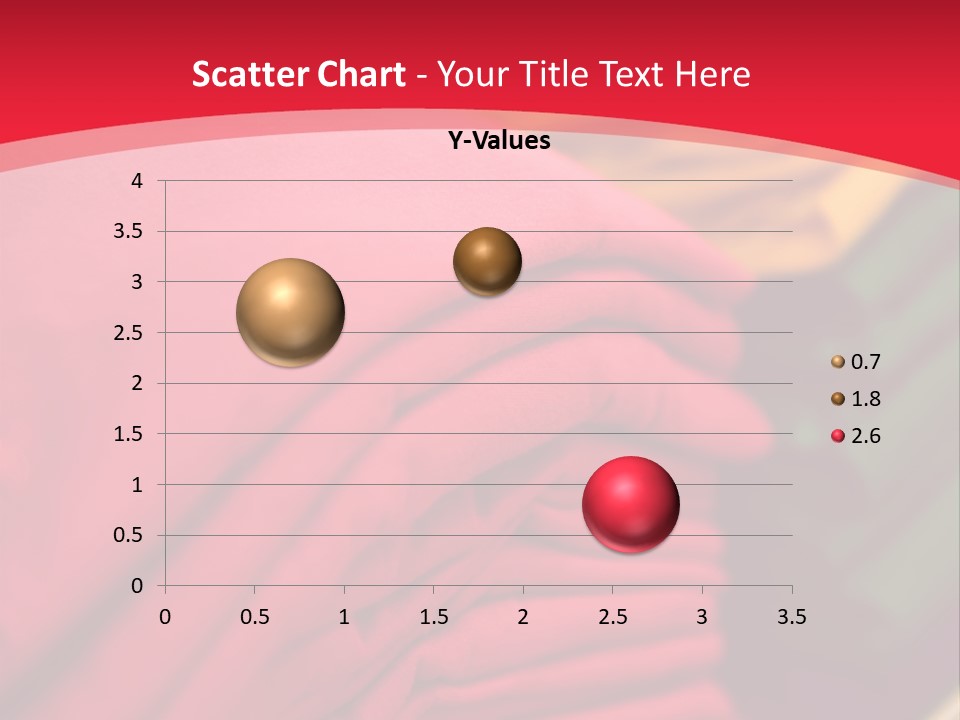Material Merchandise Red PowerPoint Template