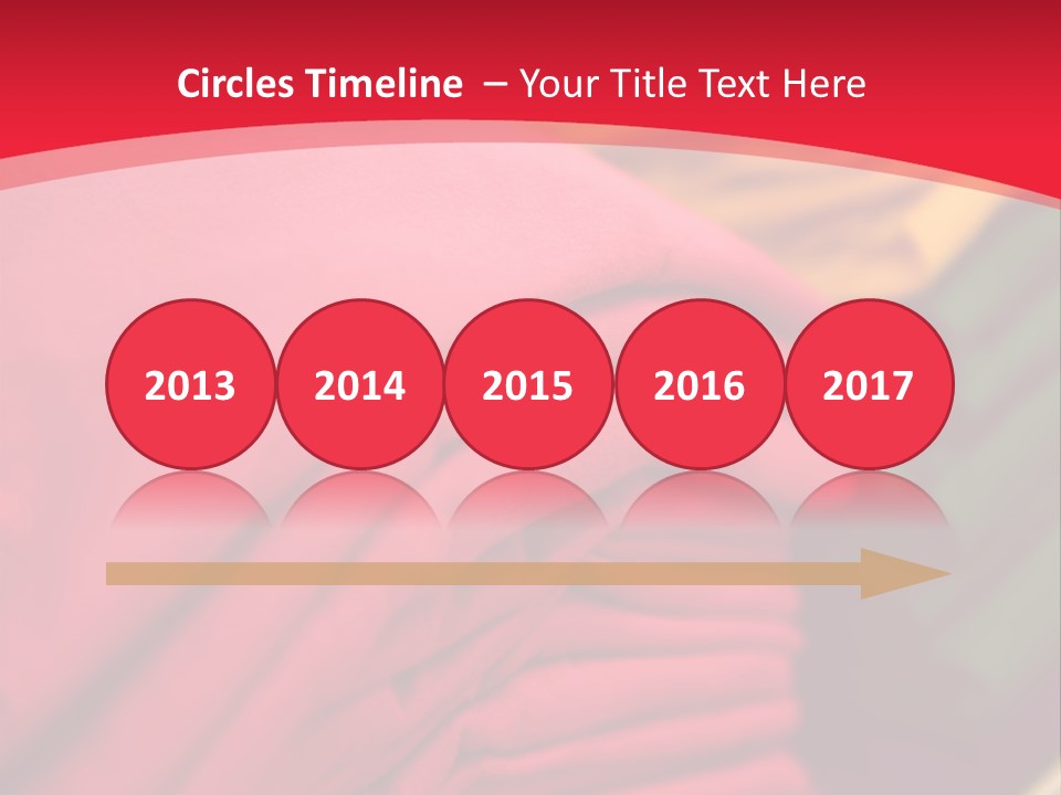 Material Merchandise Red PowerPoint Template