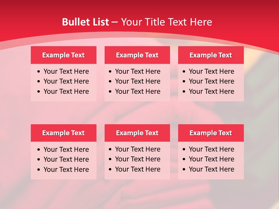 Material Merchandise Red PowerPoint Template