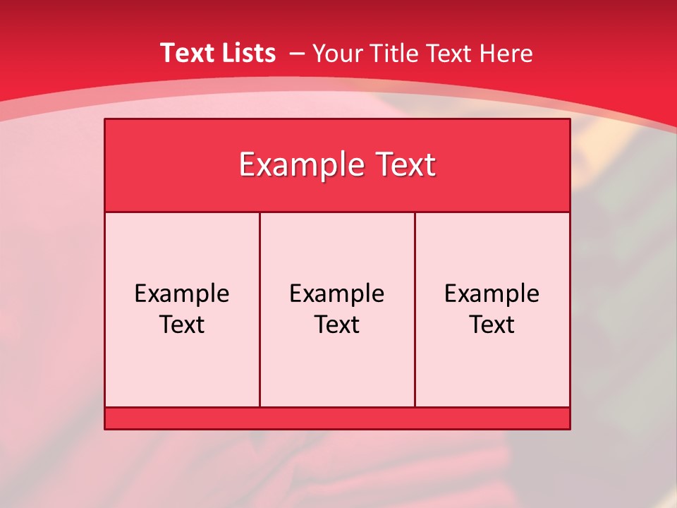 Material Merchandise Red PowerPoint Template