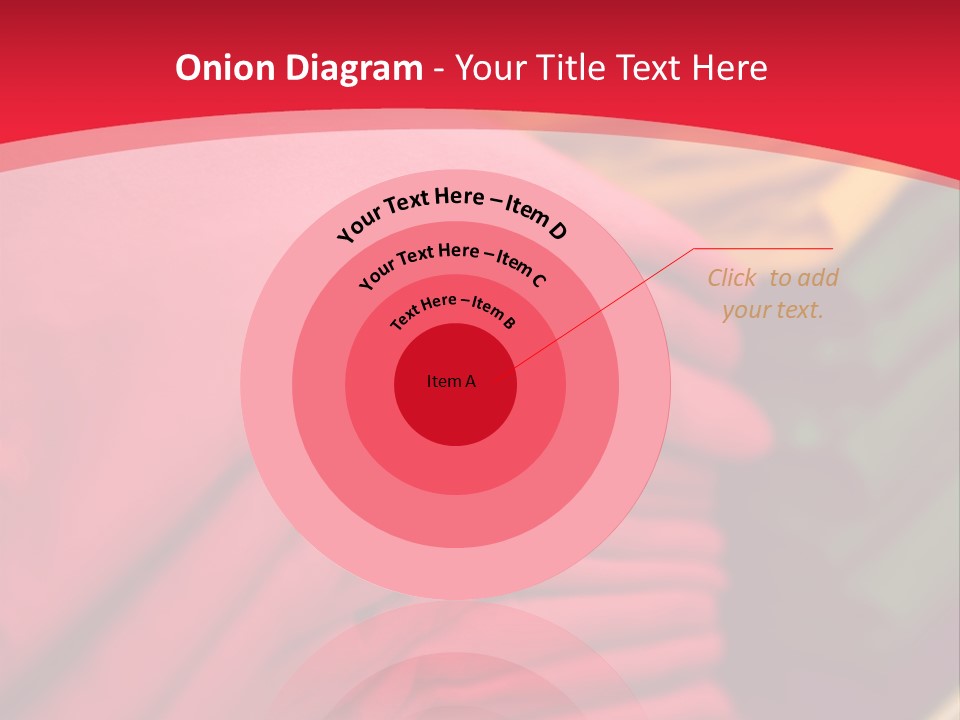 Material Merchandise Red PowerPoint Template