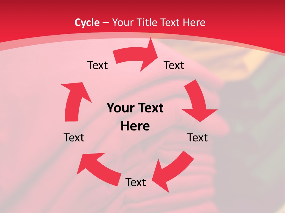 Material Merchandise Red PowerPoint Template