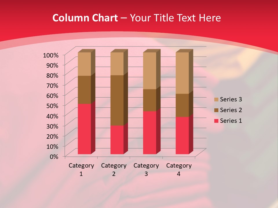 Material Merchandise Red PowerPoint Template