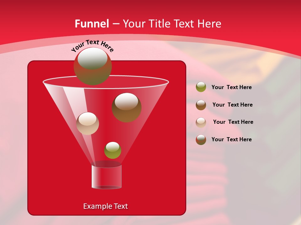 Material Merchandise Red PowerPoint Template