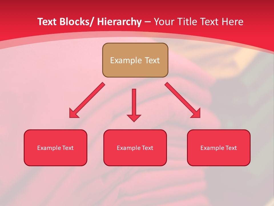 Material Merchandise Red PowerPoint Template