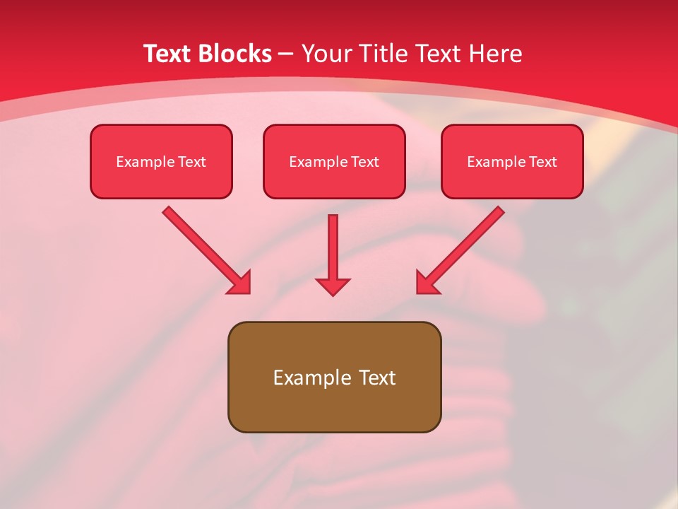 Material Merchandise Red PowerPoint Template