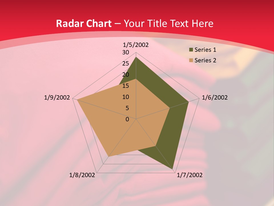 Material Merchandise Red PowerPoint Template