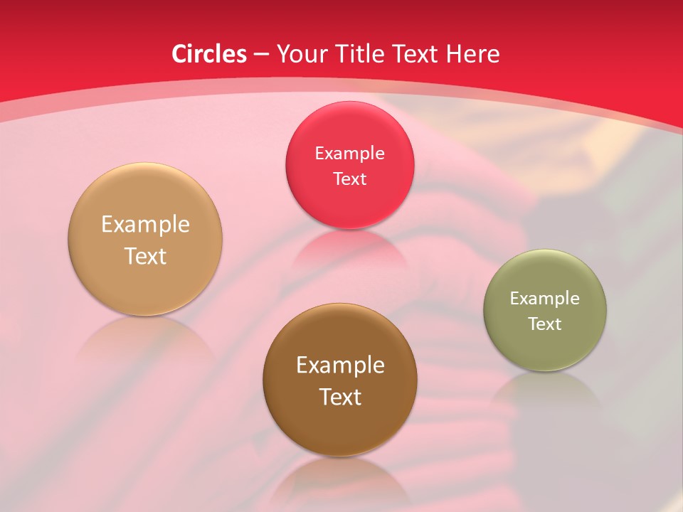 Material Merchandise Red PowerPoint Template