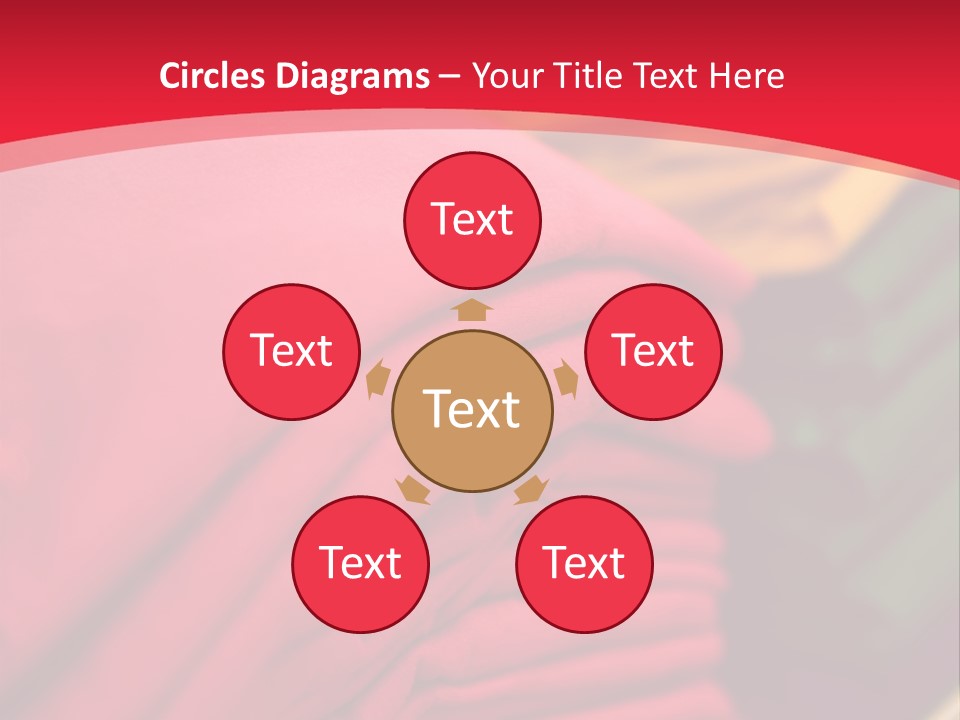 Material Merchandise Red PowerPoint Template