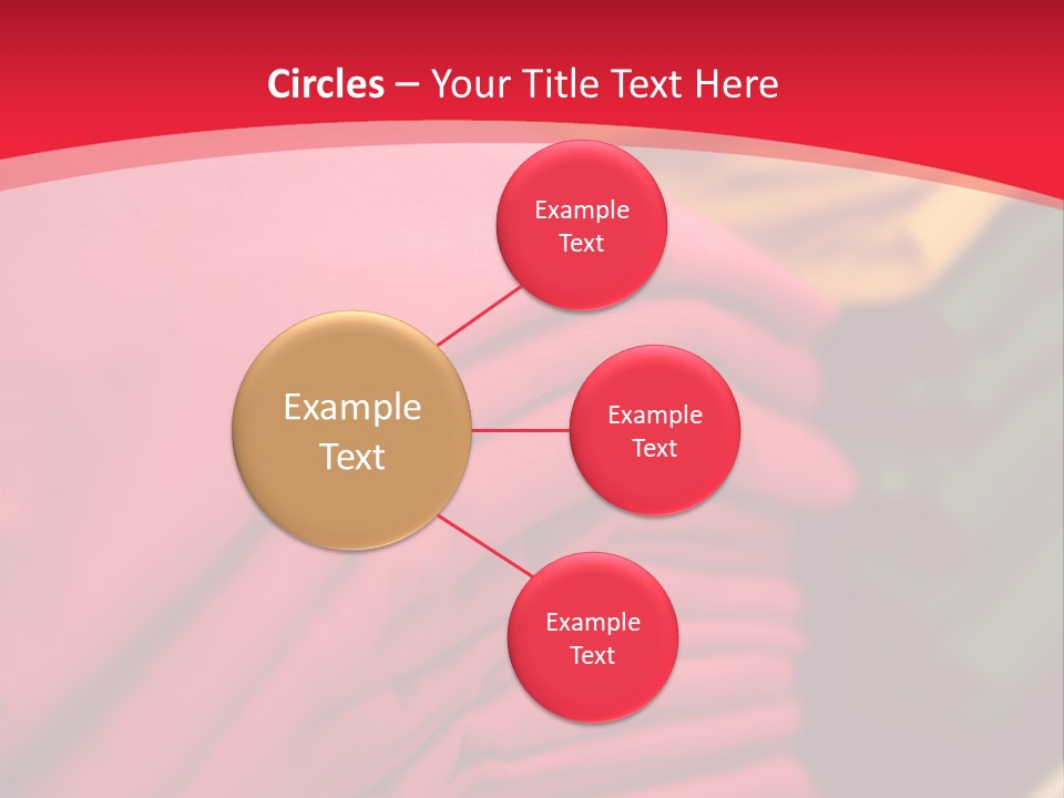 Material Merchandise Red PowerPoint Template