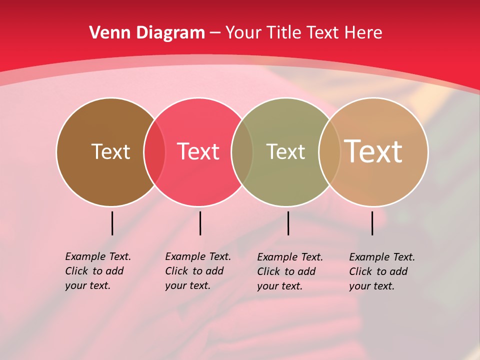Material Merchandise Red PowerPoint Template