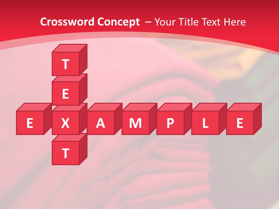 Material Merchandise Red PowerPoint Template