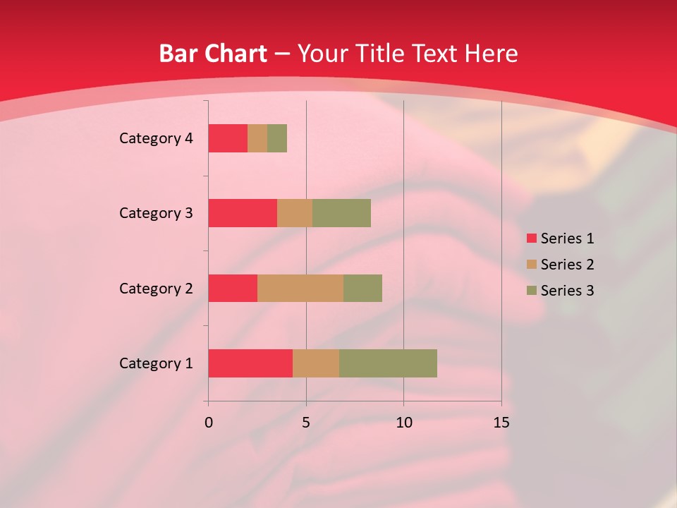Material Merchandise Red PowerPoint Template