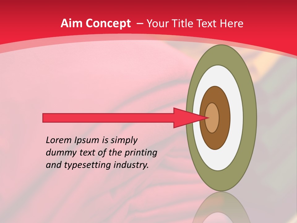 Material Merchandise Red PowerPoint Template