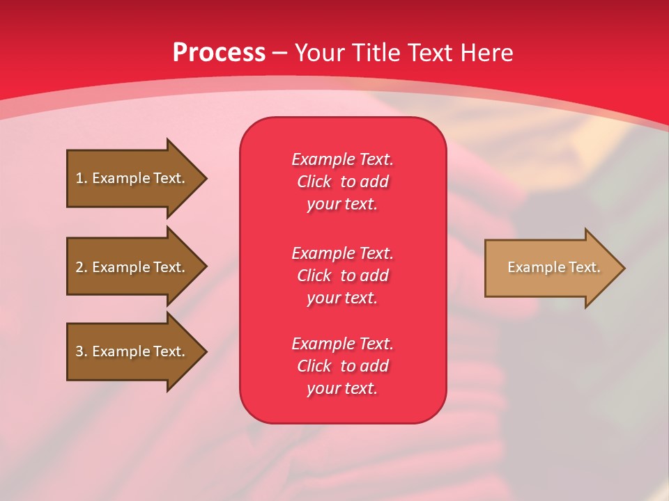 Material Merchandise Red PowerPoint Template