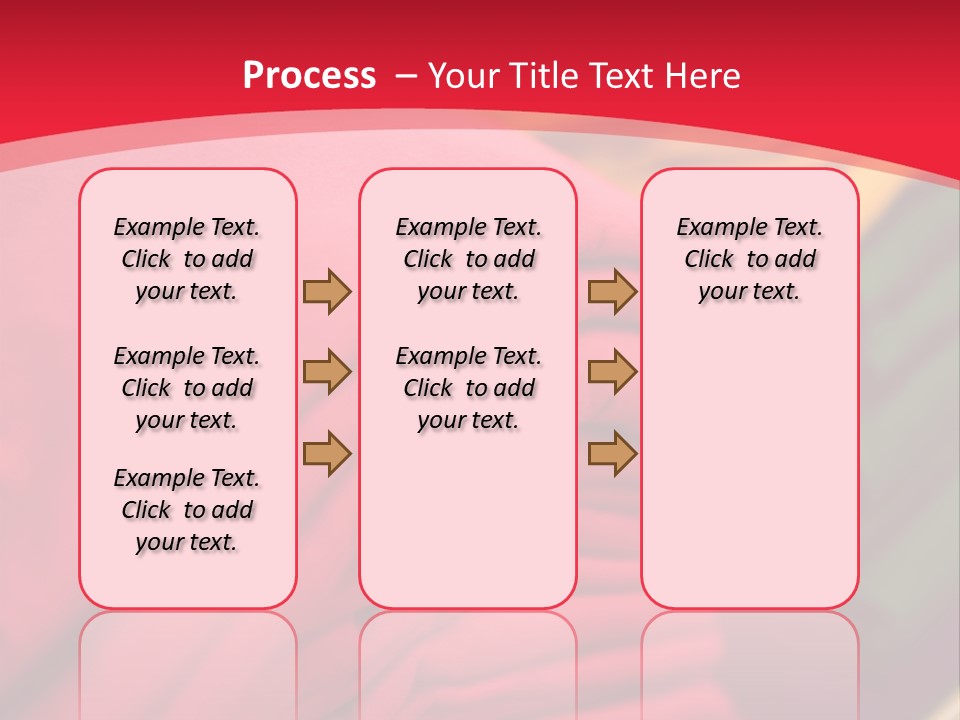 Material Merchandise Red PowerPoint Template