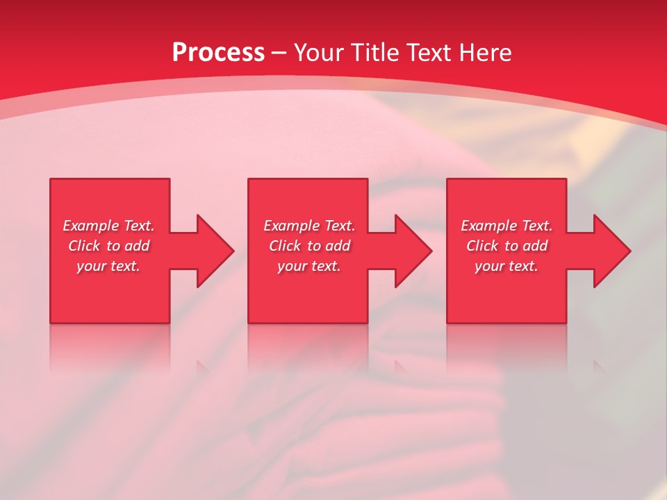 Material Merchandise Red PowerPoint Template