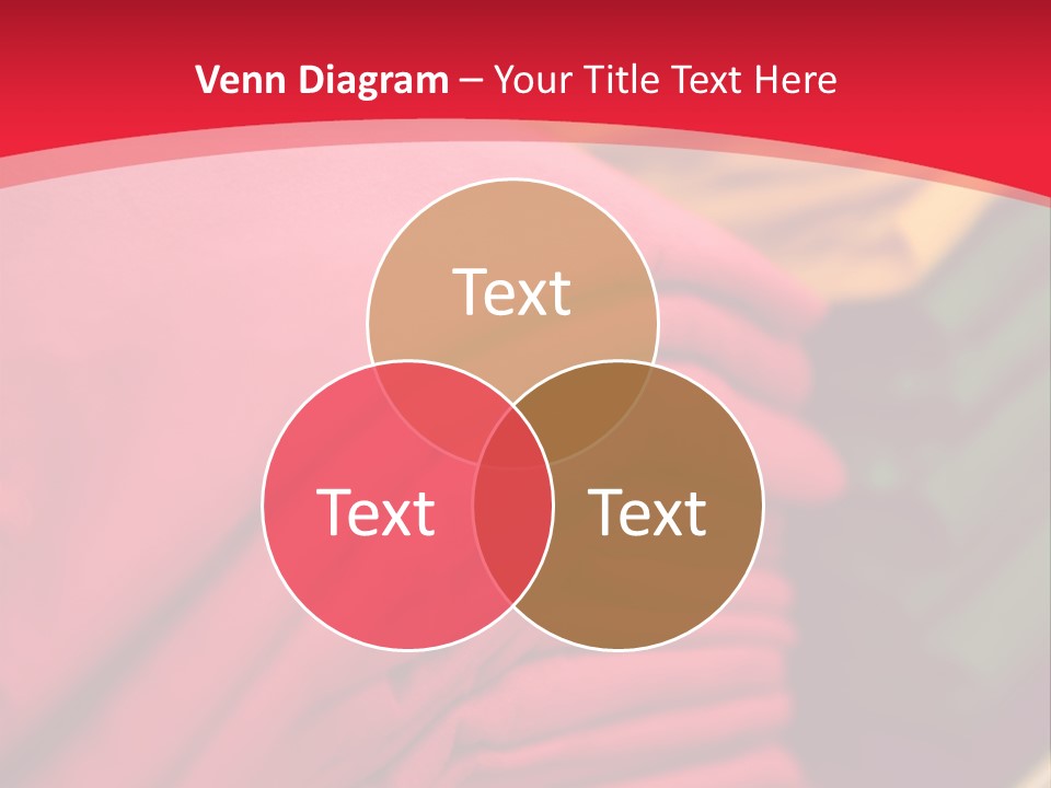 Material Merchandise Red PowerPoint Template