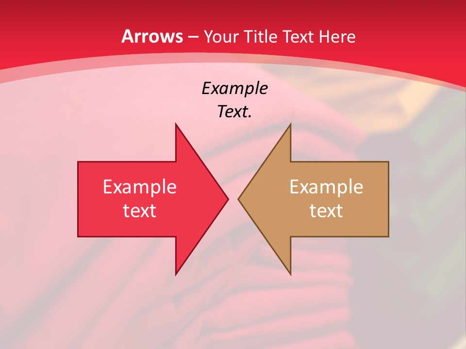 Material Merchandise Red PowerPoint Template