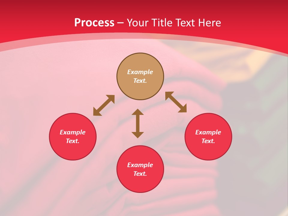 Material Merchandise Red PowerPoint Template