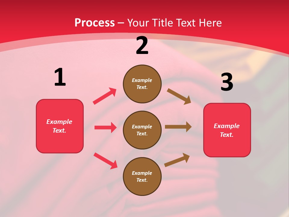 Material Merchandise Red PowerPoint Template