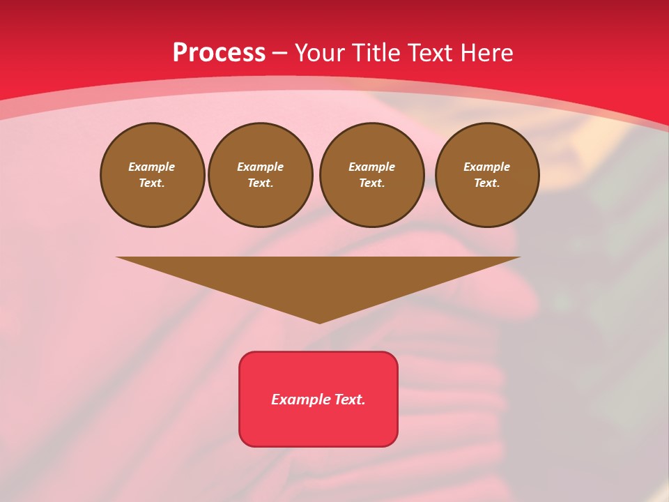 Material Merchandise Red PowerPoint Template
