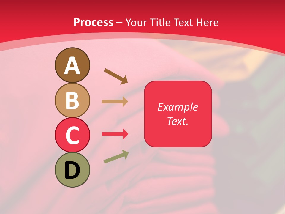 Material Merchandise Red PowerPoint Template
