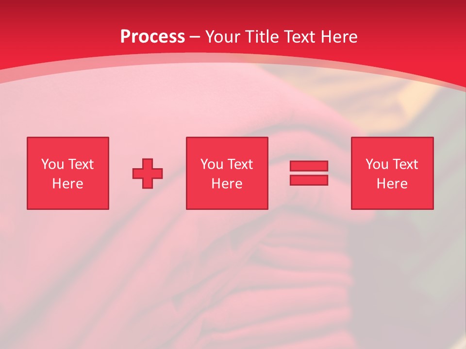 Material Merchandise Red PowerPoint Template