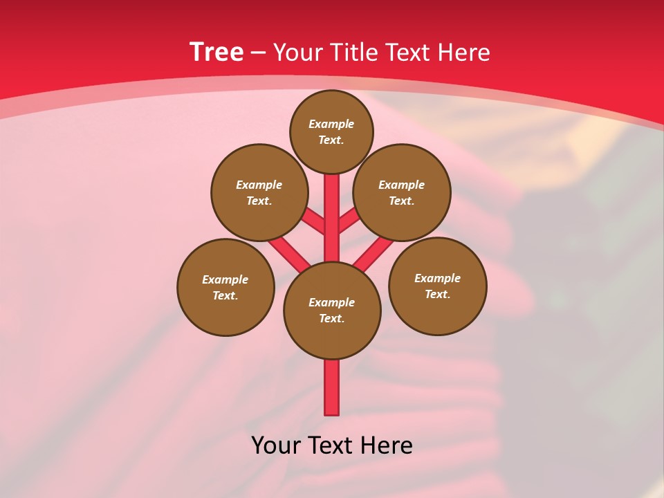 Material Merchandise Red PowerPoint Template