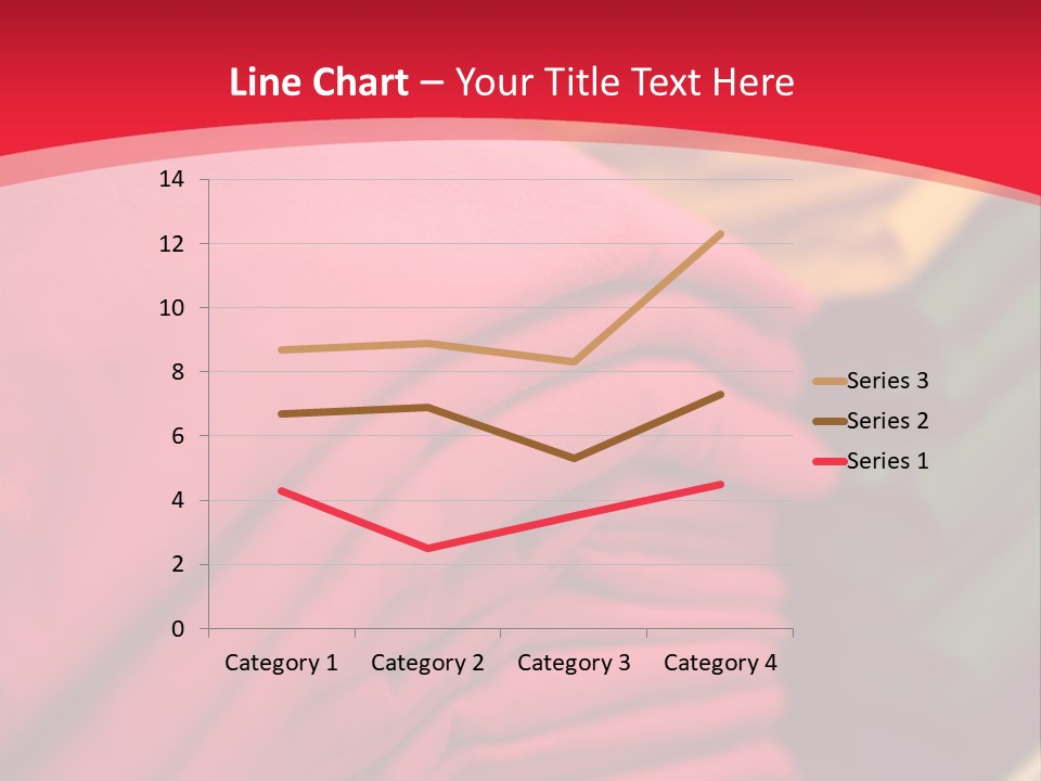 Material Merchandise Red PowerPoint Template