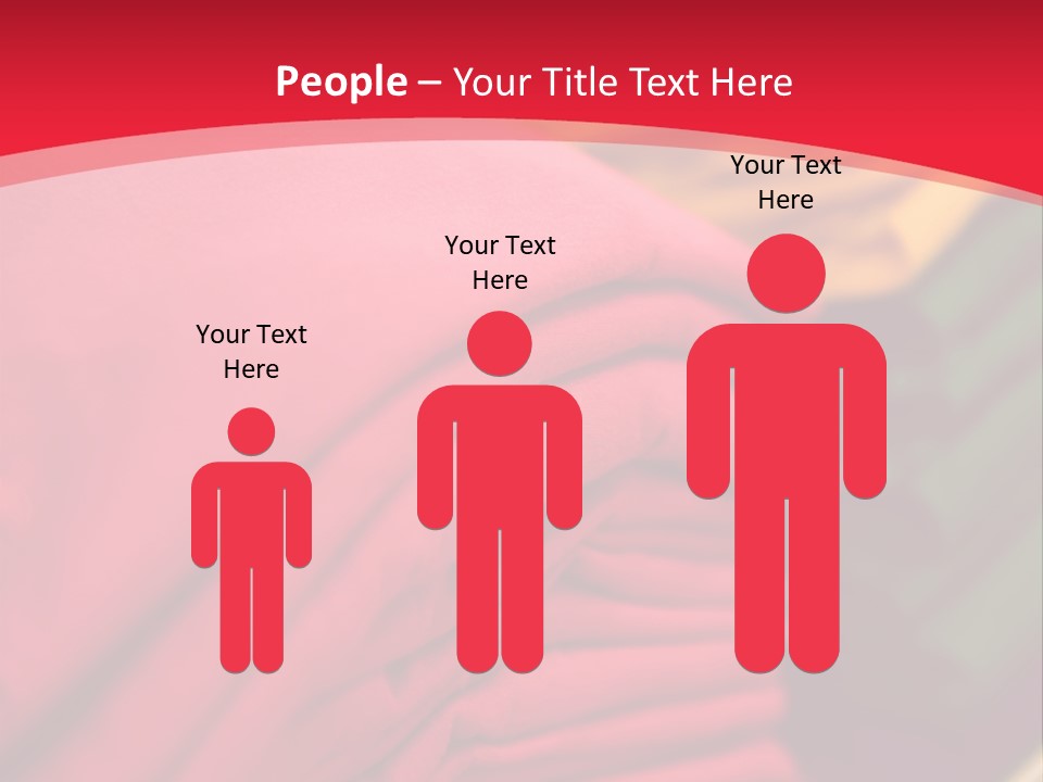 Material Merchandise Red PowerPoint Template